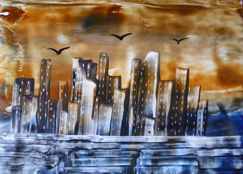 Skyline 1  20x30cm/30x40cm 2017