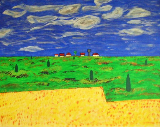 Toscana Acryl auf Leinwand 40x50cm 2006