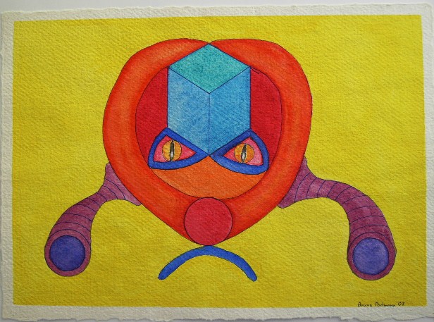 Tyrannus Aquarell auf Büttenpapier 25x35cm/30x40cm 2007